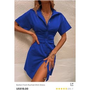 Shein blue dress